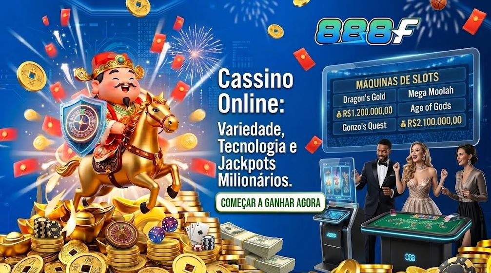 Cassino online: variedade, tecnologia e jackpots milionários